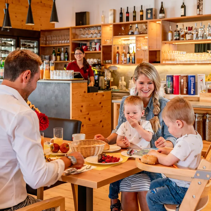 Restaurant of ontbijtruimte bij Rittis Alpin Chalets
