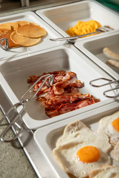Ristorante o sala colazione dei Rittis Alpin Chalets
